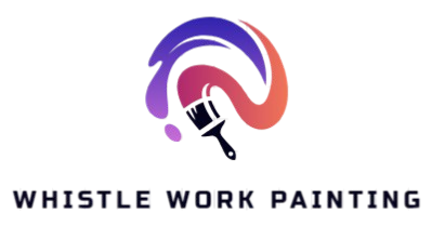 Whistle work painting logo